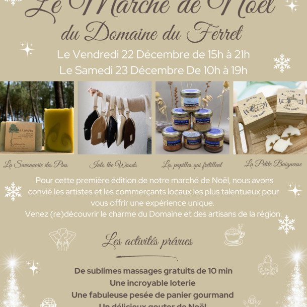 Marché de Noël au Domaine du Ferret